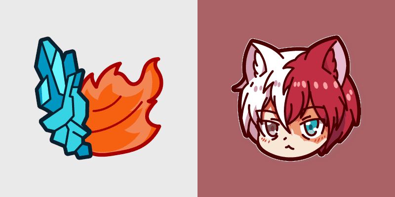 Cute Cursor Pack - Shoto Todoroki cursor preview