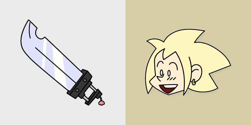 Cute Cursor Pack - K.O. Hero & Sword