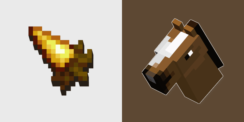 Golden Carrot Horse