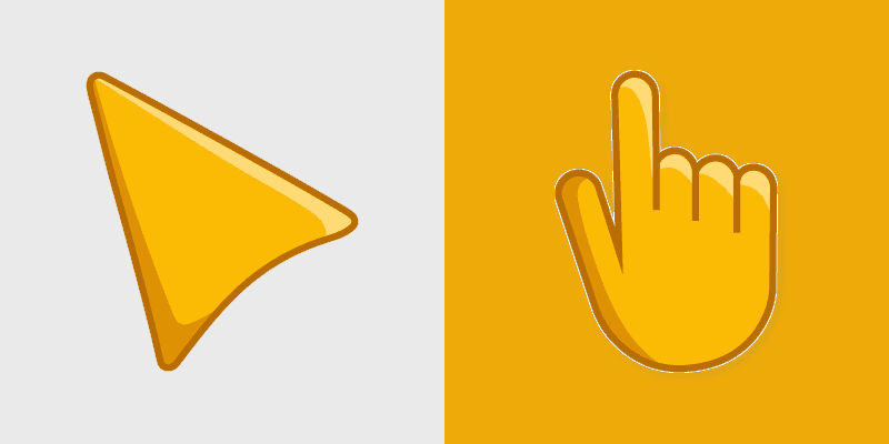 Goldenrod cursor preview