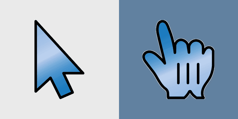 Cute Cursor - Blue Topaz Gradient