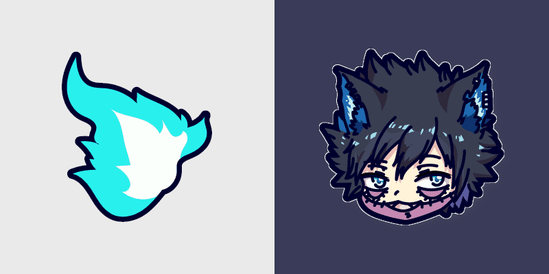Cute Cursor Kawaii Dabi Todoroki
