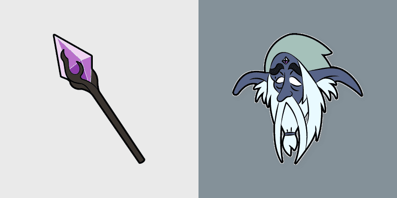 Cute Cursor Master Wortlop and Staff