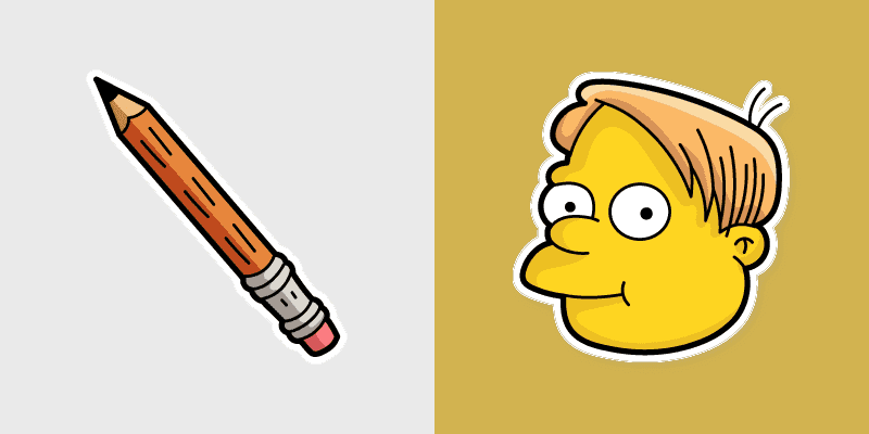 The Simpsons Custom Cursor Pack