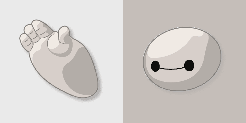 Cute Cursor - Baymax Marvel