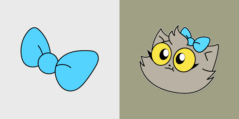 Custom Cursor Pack - Teacup and Blue Bow