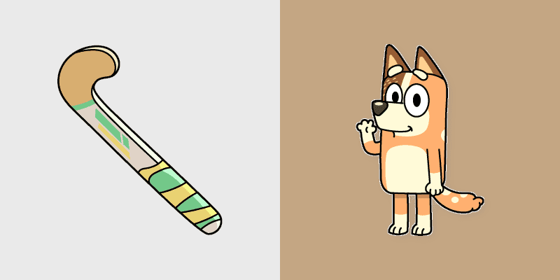 Cute Cursor Bluey Chilli Heeler