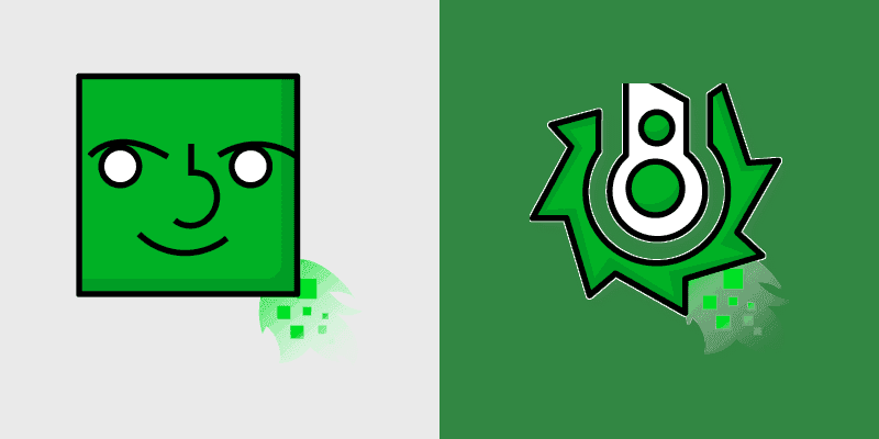 Custom Cursor Pack: Geometry Dash Inspired