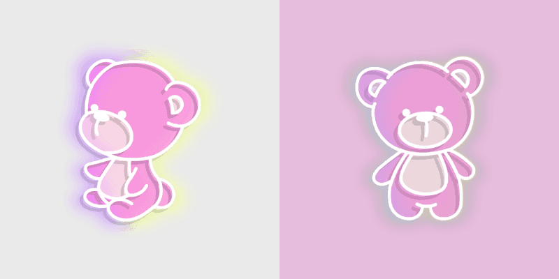 Cute Pink Bear Cursor Pack