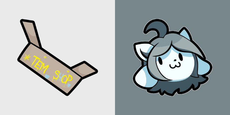 Undertale Temmie Cute Mouse Cursor