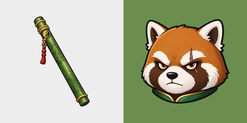 Jade Master Shifu Staff Cursor