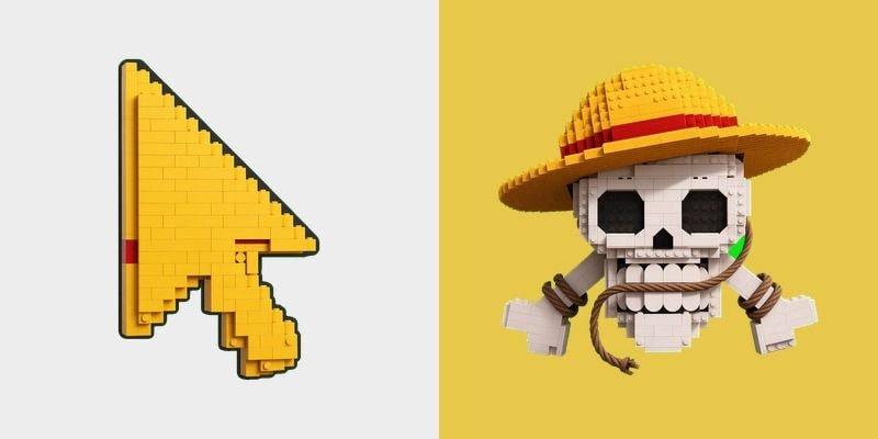 LEGO Straw Hat Luffy Cursor