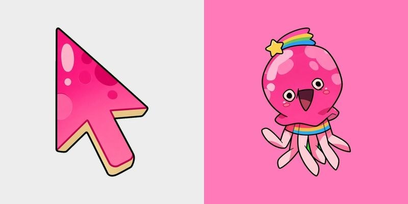 Mabel Star Slime Cursor