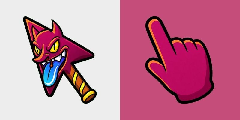 Magenta Shadow Imp Cursor