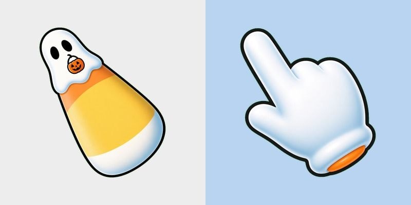 Marshmallow Ghost Treat Cursor