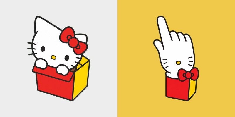 McDonalds Happy Meal Hello Kitty cursor preview