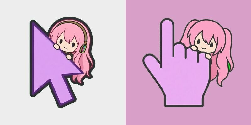 Megurine Luka Peek Cursor