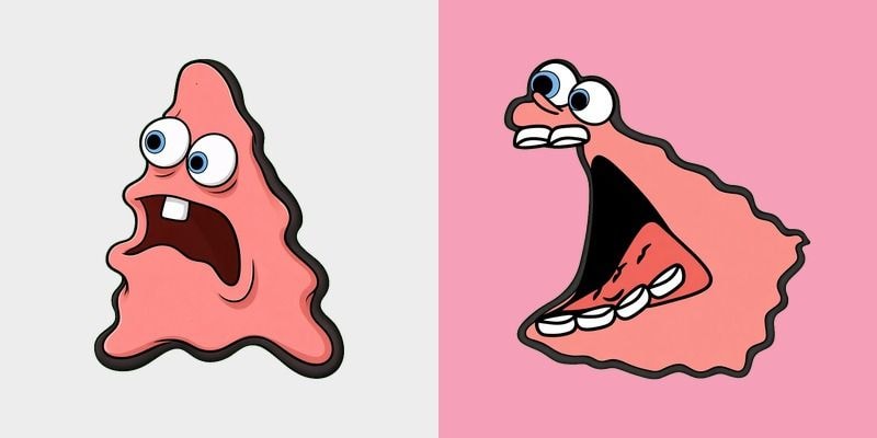 Melted Patrick Star Cursor