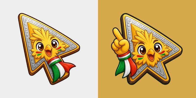 Meme Cute Peso Mexicano Coin