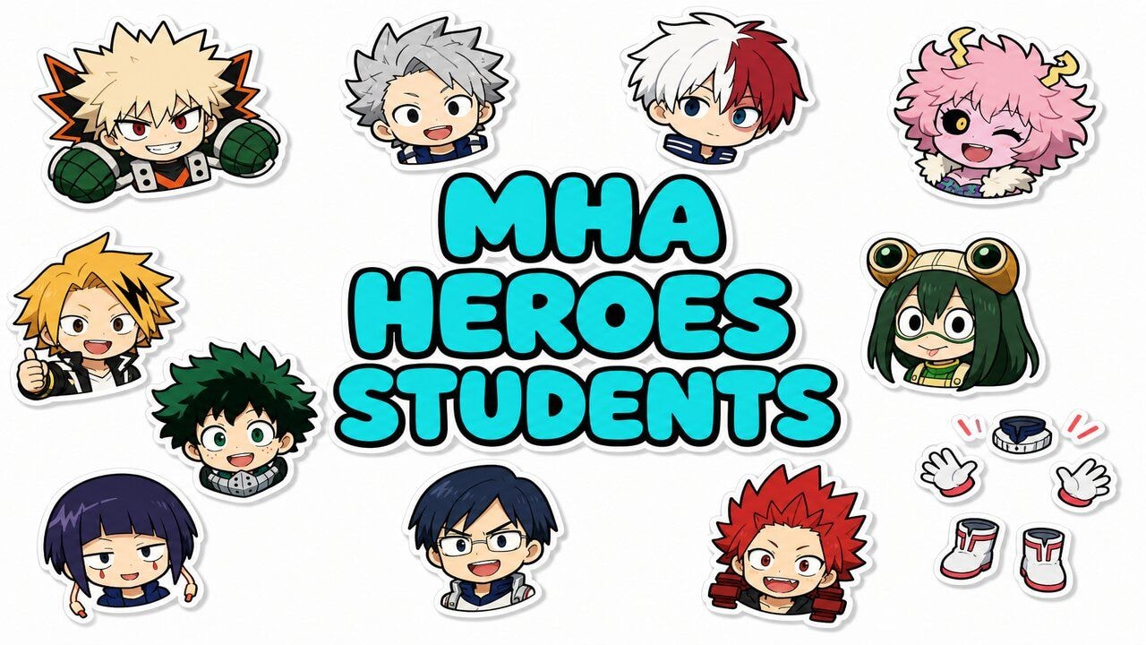 MHA Heroes Students custom cursor collection preview