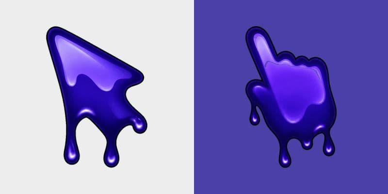 Midnight Indigo Squiggle