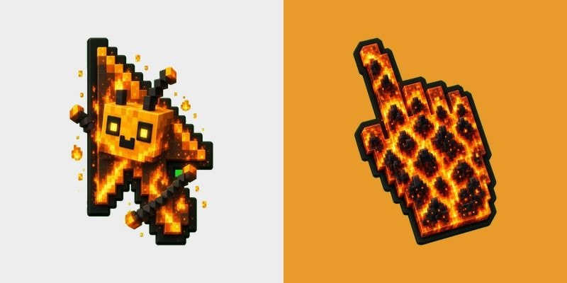 Minecraft Blaze Voxel