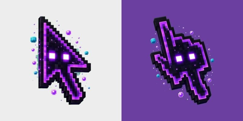 Minecraft Enderman cursor preview