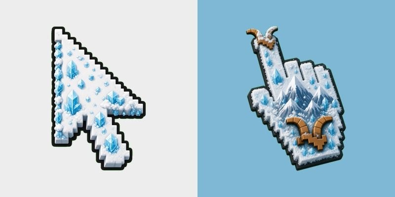 Minecraft Polar Bear cursor preview