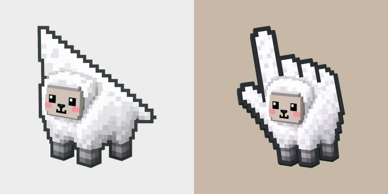 Minecraft Sheep Voxel