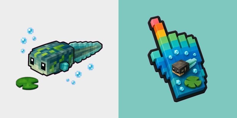 Minecraft Tadpole Voxel