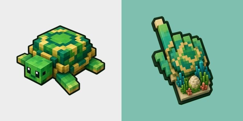 Minecraft Turtle Voxel