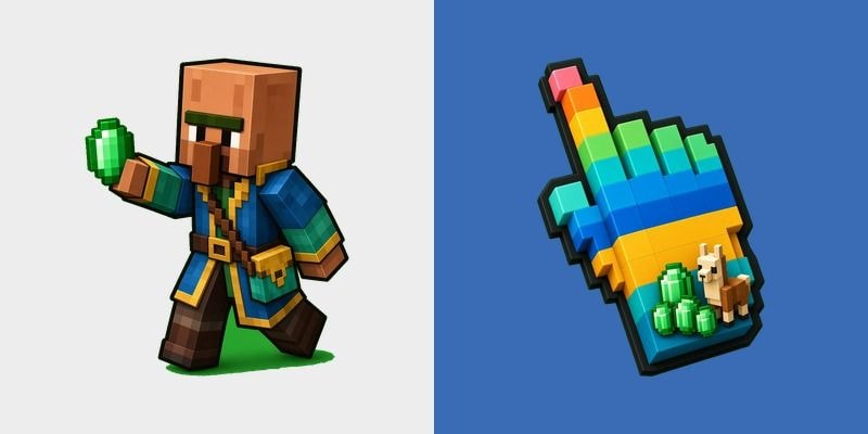 Minecraft Wandering Trader Voxel