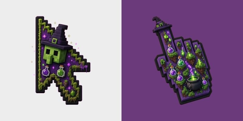 Minecraft Witch Voxel