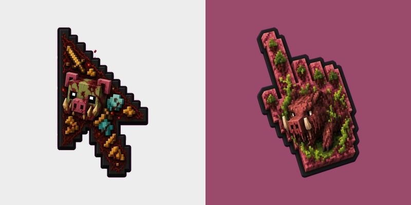 Minecraft Zoglin Voxel