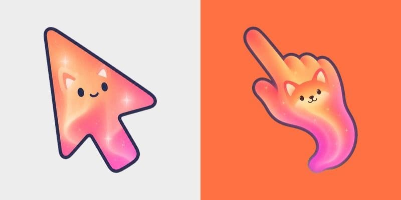 Minimal Gradient Coral Fox