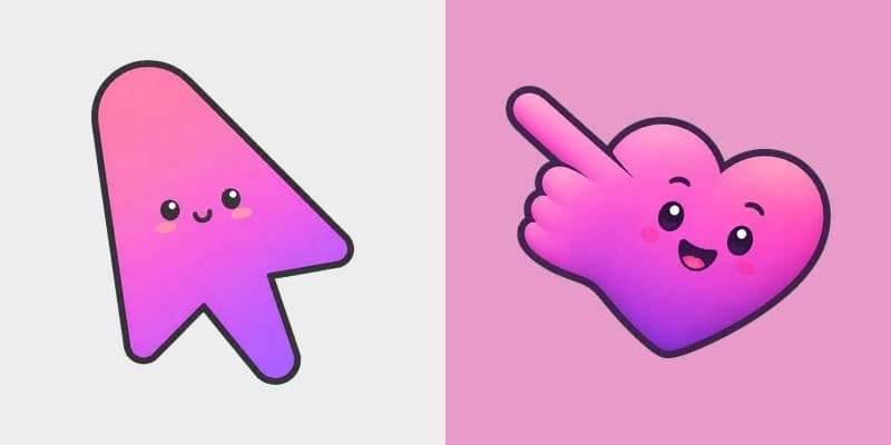 Minimal Gradient Pink Heart