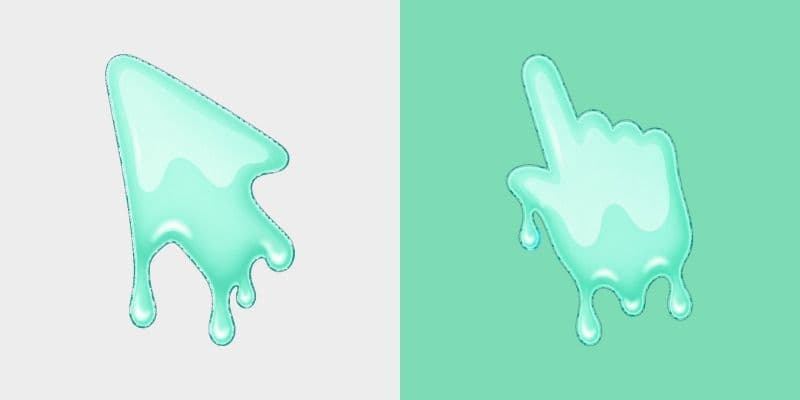 Mint Foam Squiggle Drip