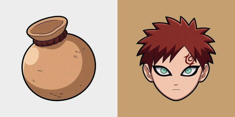 Naruto Gaara & Sand Gourd