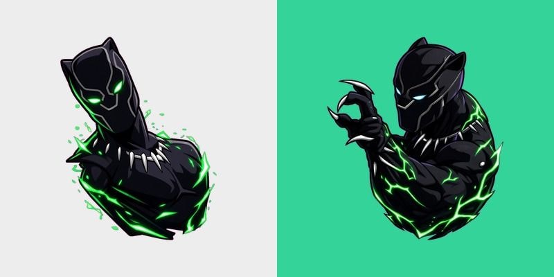 Neon Emerald Vibranium