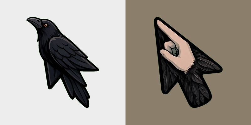 Nevermore Raven Cursor