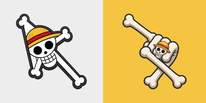 One Piece Straw Hat Jolly Roger