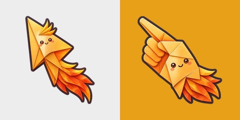 Origami Golden Phoenix Fold