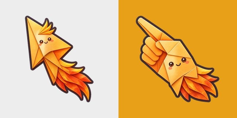 Origami Golden Phoenix Fold