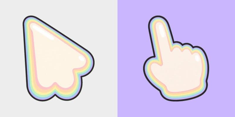 Pastel Rainbow Puff