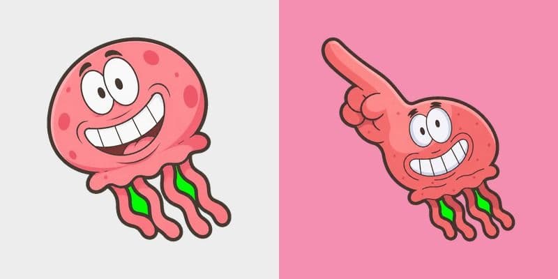Patrick Jellyfish Grin