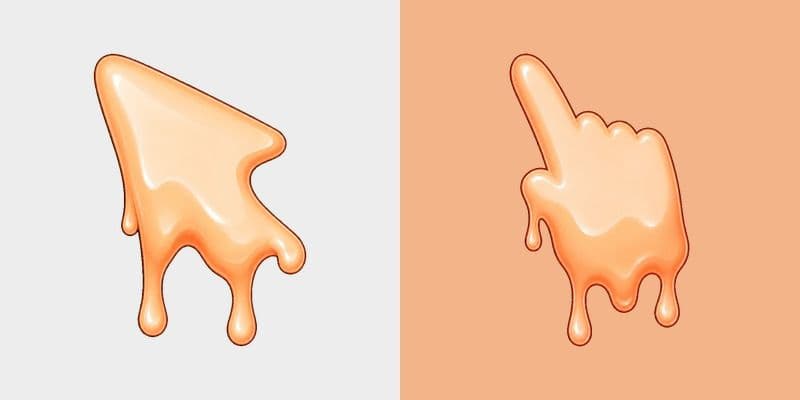 Peach Cream Squiggle Goo