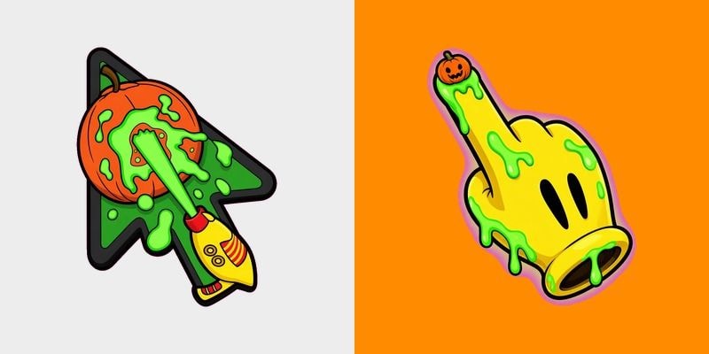 Plasma Blaster Pumpkin Cursor