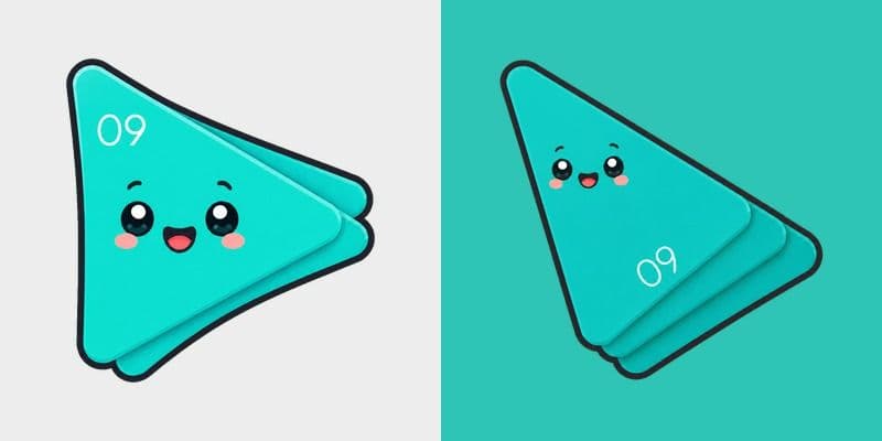 Play 09 Teal Kawaii
