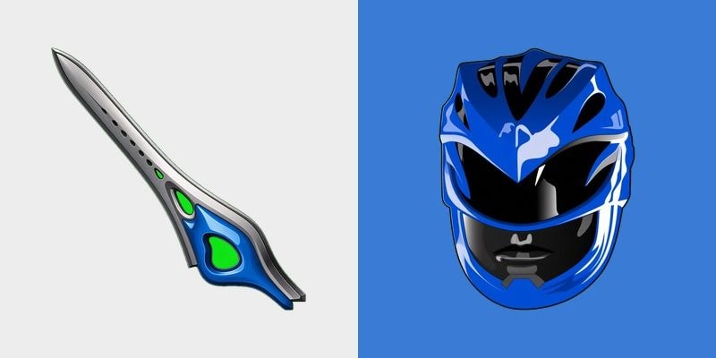 Power Rangers Blue Ranger Cursor