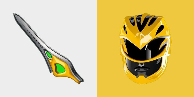Power Rangers Yellow Ranger Cursor